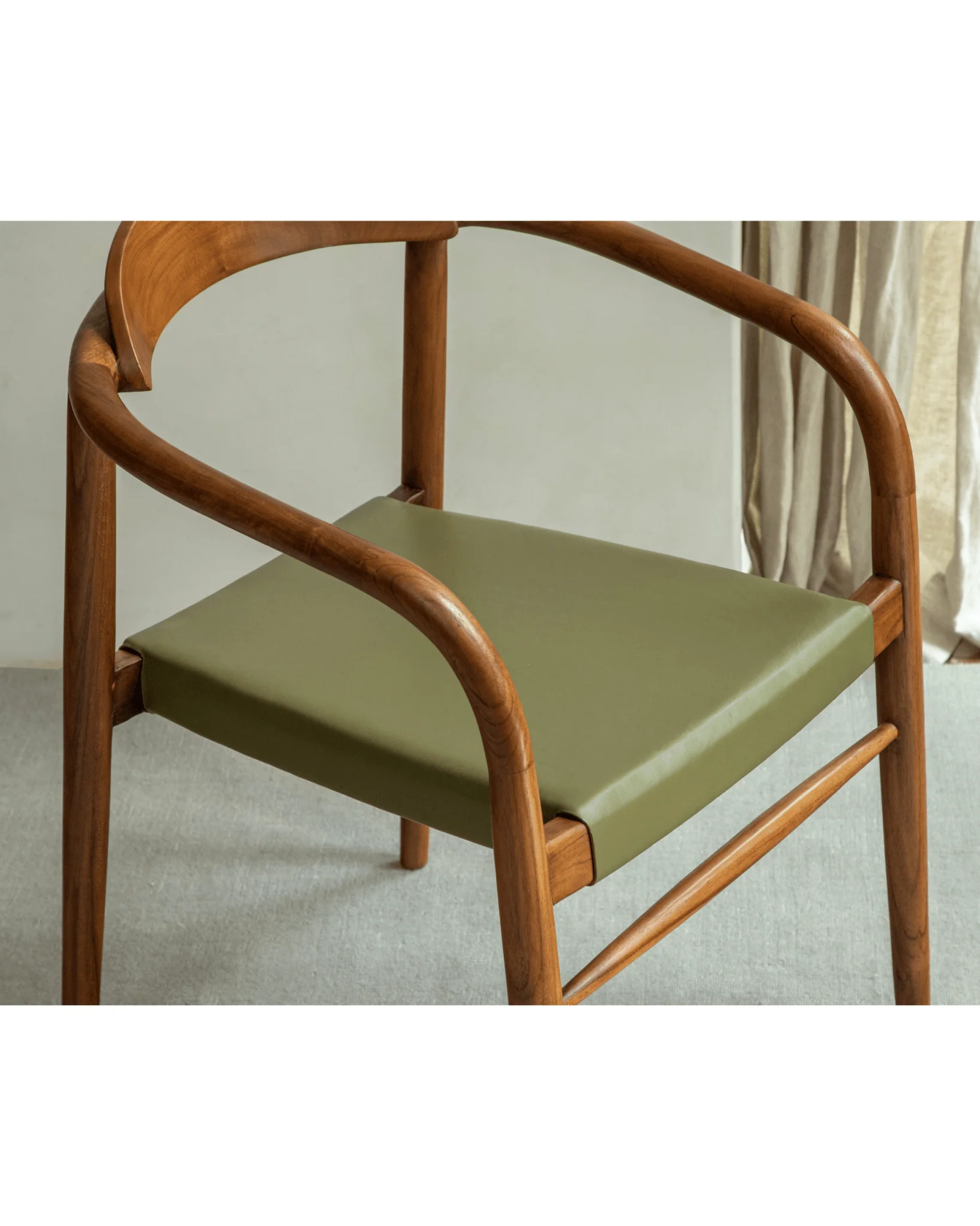 Crescent Leather Chair - Image 19