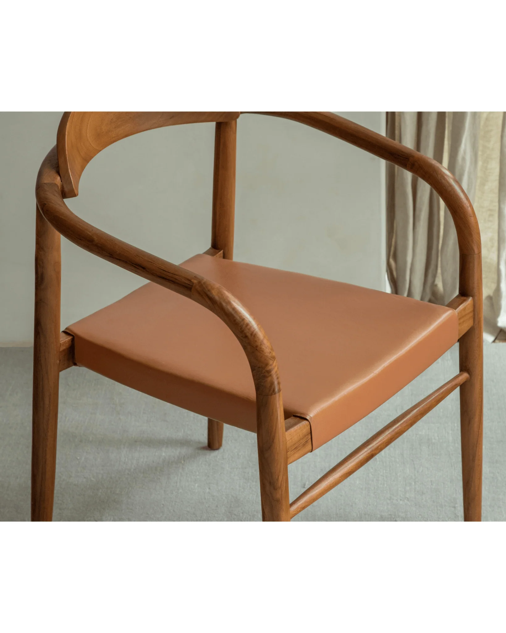 Crescent Leather Chair - Image 20