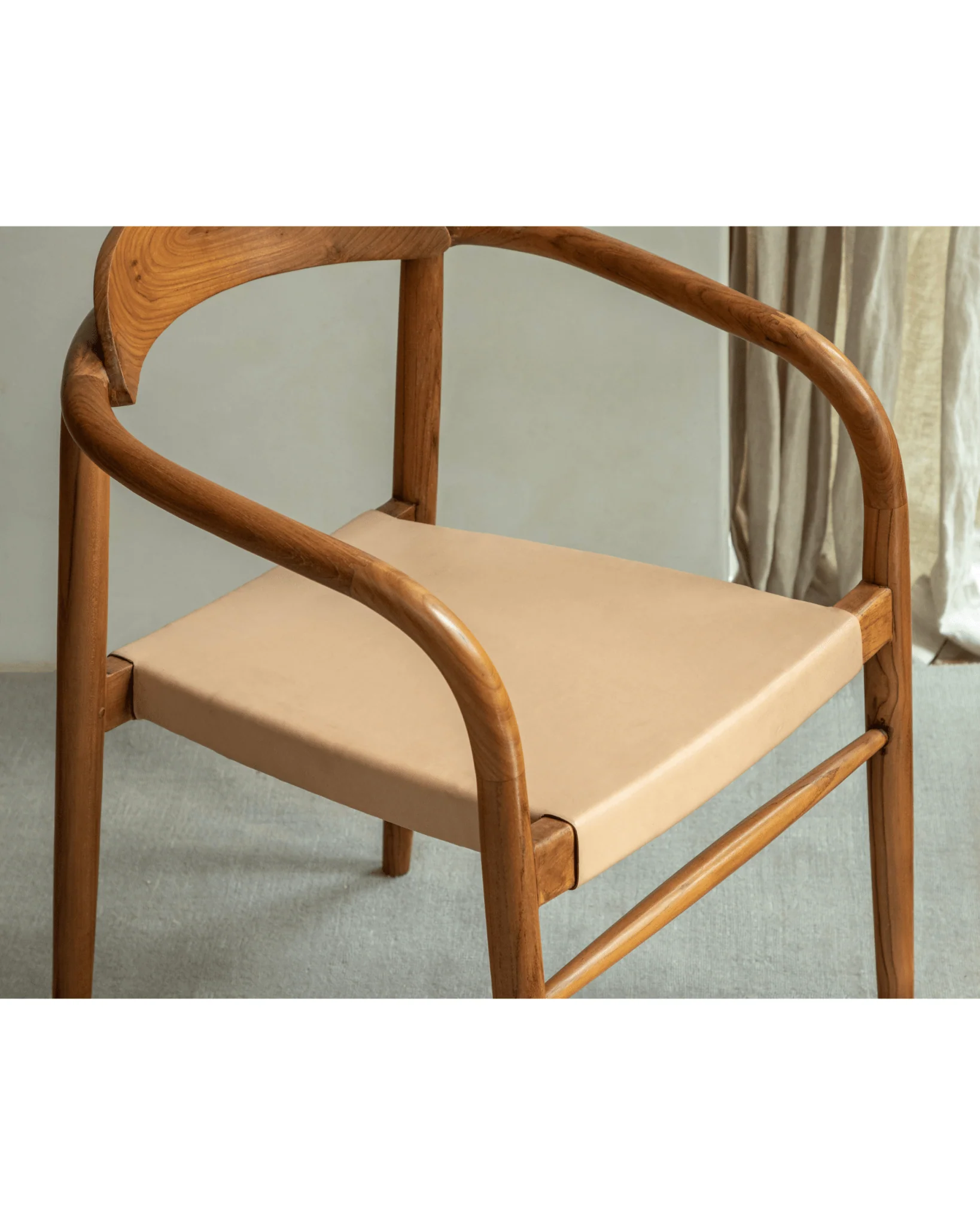 Crescent Leather Chair - Image 21