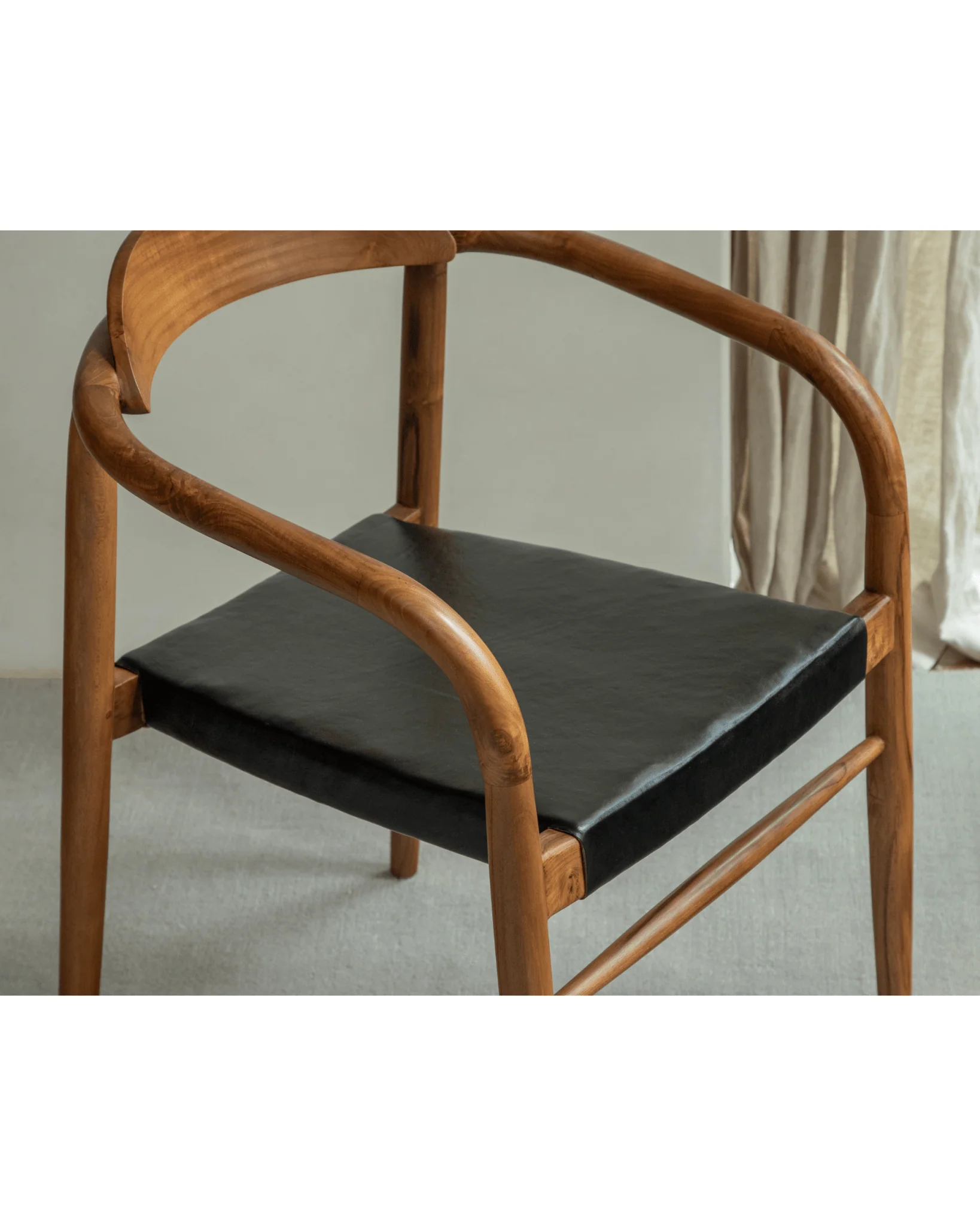 Crescent Leather Chair - Image 22