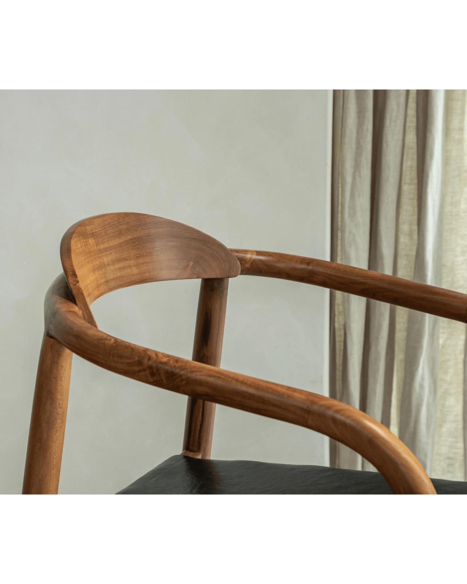 Crescent Leather Chair - Image 23