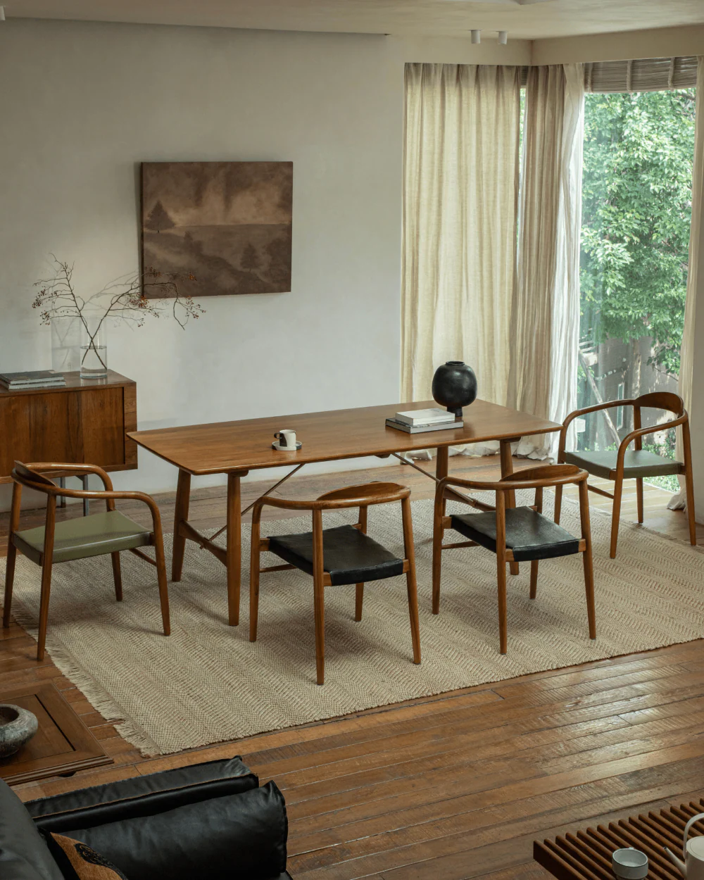 Crescent Leather Chair - Image 6