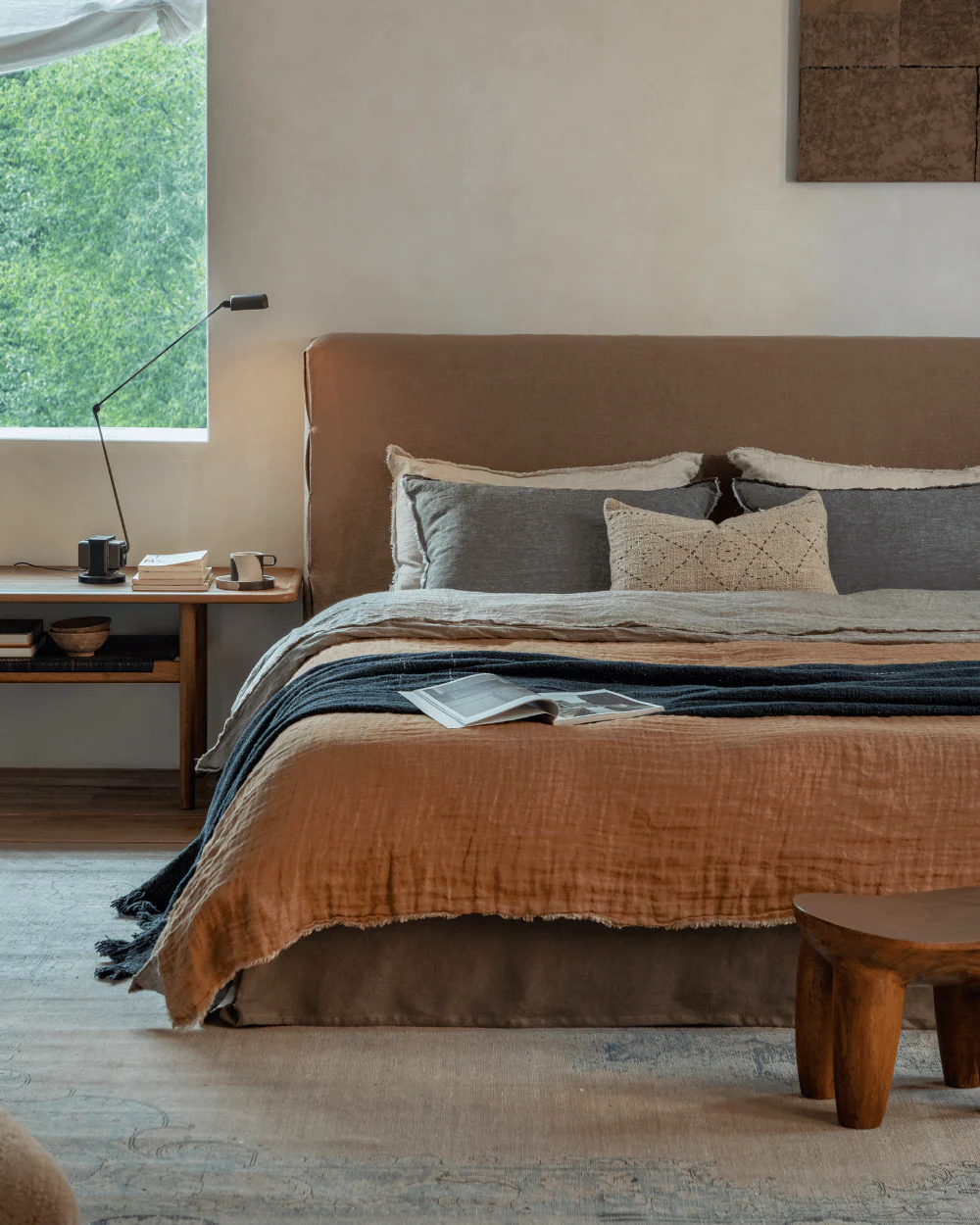 Freya Linen Bed - Image 20
