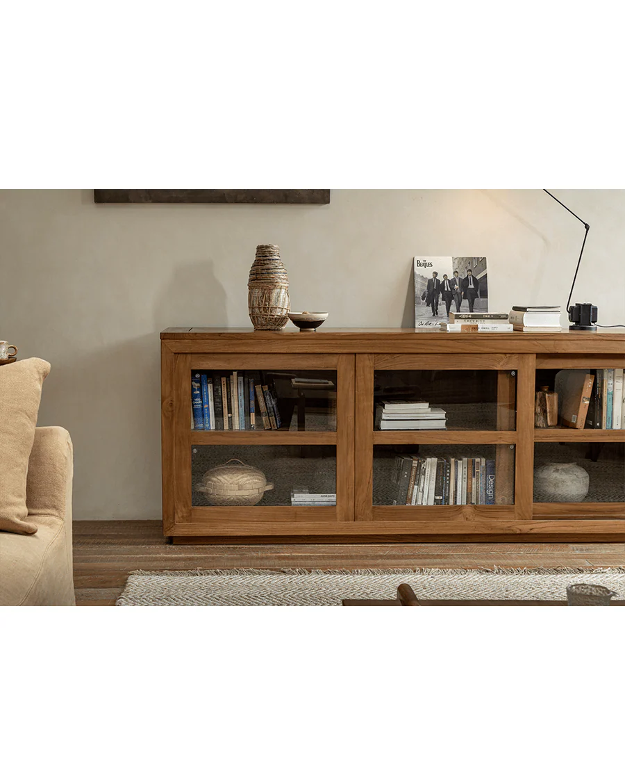 Glass Front Bookcase - Image 5