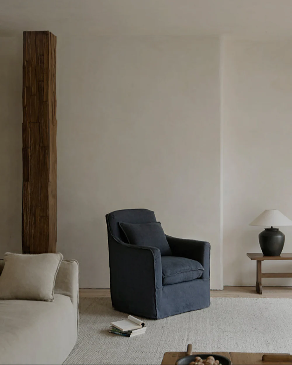 Sola Slipcovered Armchair - Image 8
