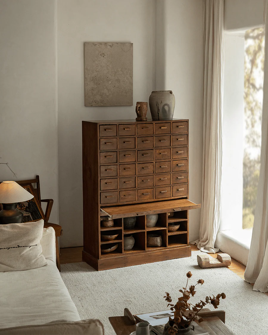 Vintage Indonesian Cabinet - Image 9
